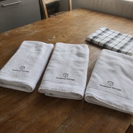 Branded gym towels with logo