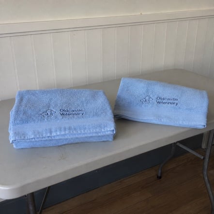 Custom printed gym towels in bulk