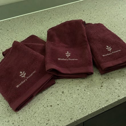 Gym towels with logo printing