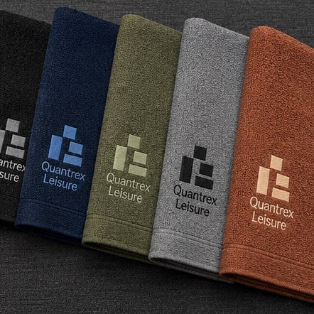 Promotional custom gym towels with company logo